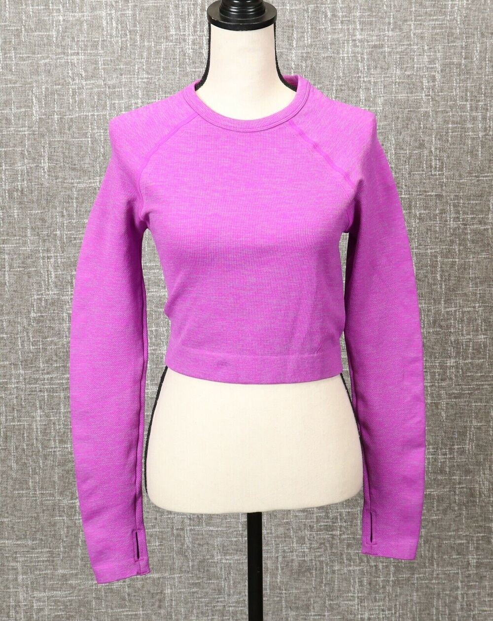Fabletics Bri Ribbed Seamless Long-Sleeve Top Womens Medium